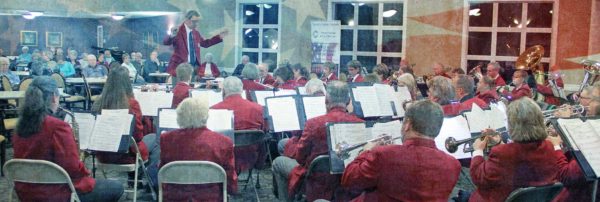 Red River Valley Veterans Concert Band performing